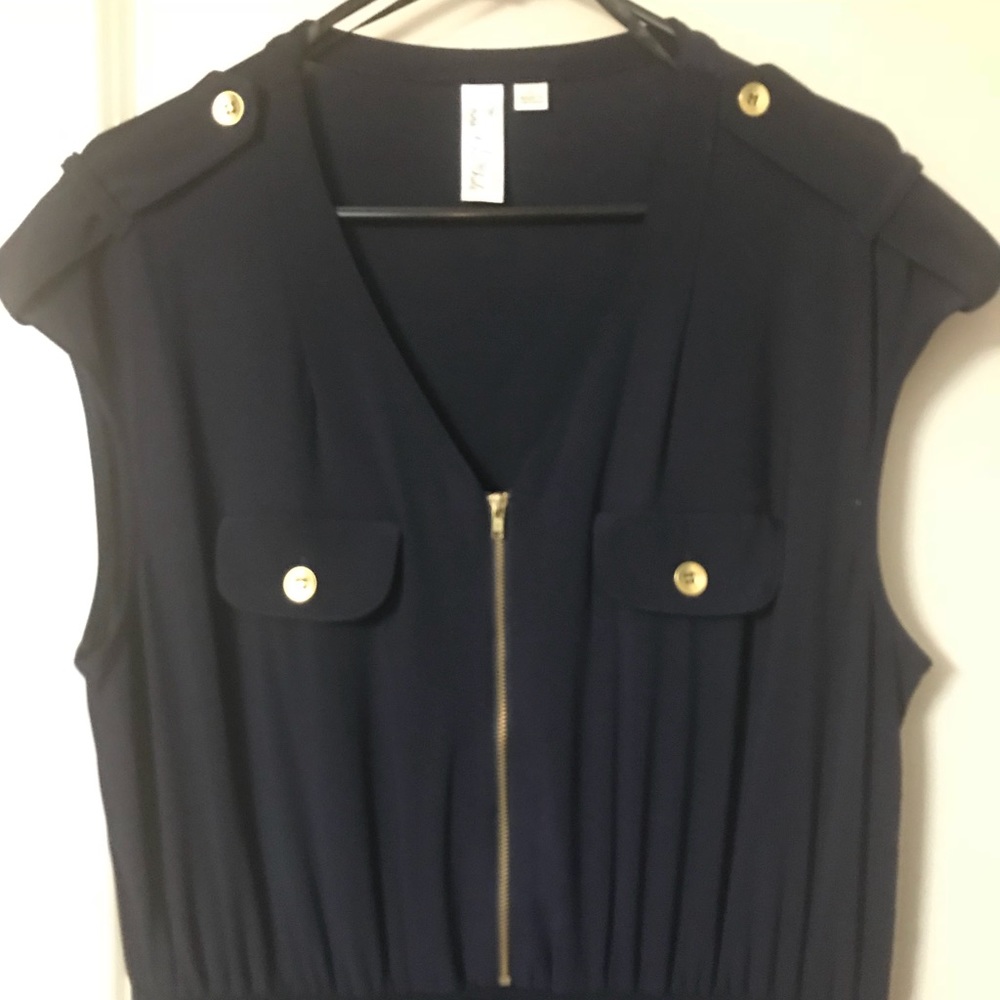 Emma & Michelle navy jumpsuit size L
